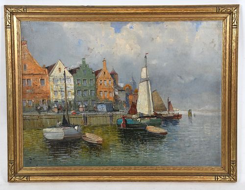 Hans Johann Wagner (1866 - 1940) Oil on Canvas