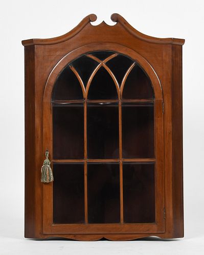 Chippendale Style Hanging Corner Cupboard