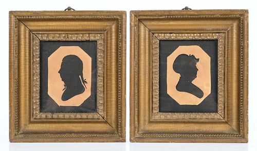 A Pair of Peale Museum Silhouettes
