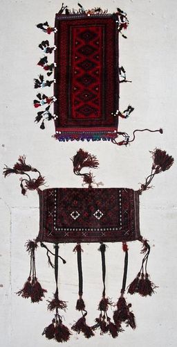 2 Vintage Afghan Beluch Trappings