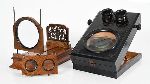 Two English Stereo Viewers