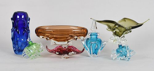 A Group of Modernist Glass
