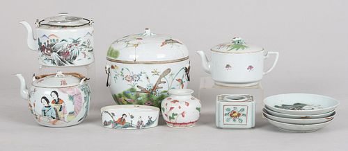 A Group of 19th c. Chinese Export Porcelain