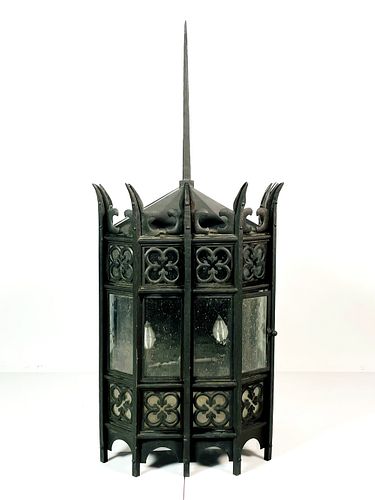 Gothic Revival Wrought Iron Sconce from the Sylvester Stallone Beverly Park Home