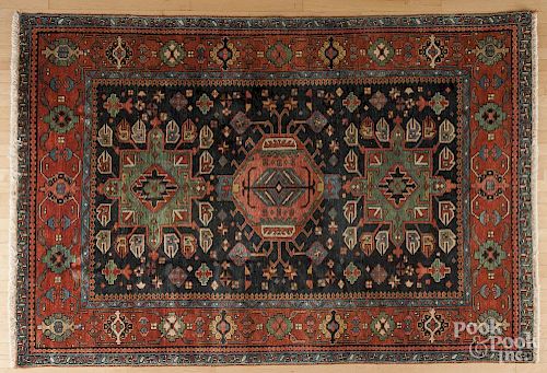 Kazak style carpet, 9' x 6'2''.