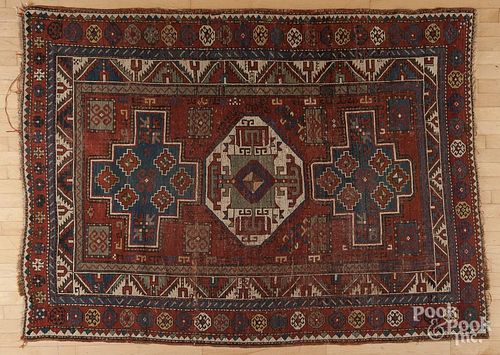 Kazak carpet, early 20th c., 7' x 5'1''.