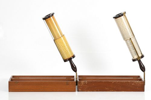 Two Fuller Calculator Cylindrical Slide Rules
