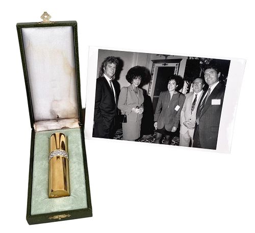 18K Gold Cased "Elizabeth Taylor" Perfume Atomizer