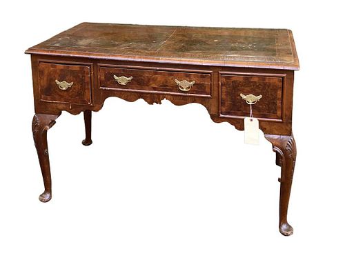 Antique English Queen Anne Walnut Ladies' Desk