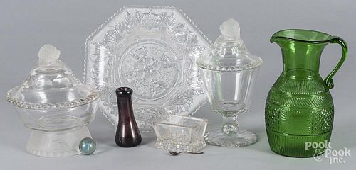 Glass tablewares.