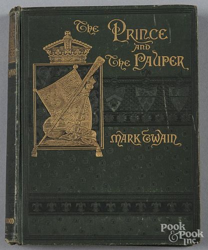 Mark Twain, (Samuel Clemens), The Prince and the Pauper, first American edition