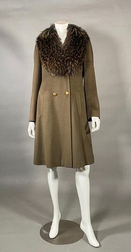 Margaretha Ley for Escada Cashmere and Fox Coat