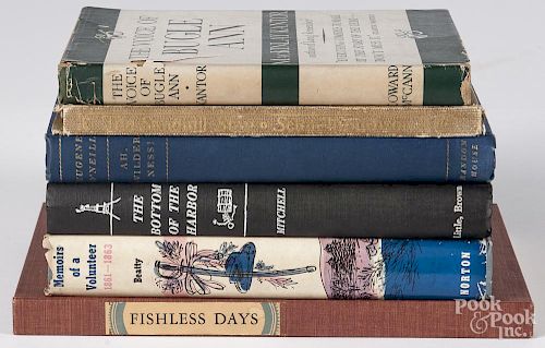 Six first edition books, to include Eugene O'Neill, Ah, Wilderness!, first edition, Random House