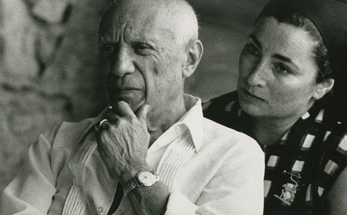 Picasso & Jacqueline by Anonymous (1950s)