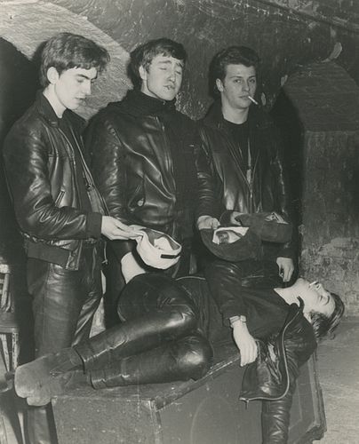 Press Image of the Beatles, Paul McCartney Playing Dead by Anonymous (1961)
