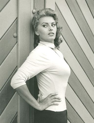 Sophia Loren, Rome by George Daniel (1955)