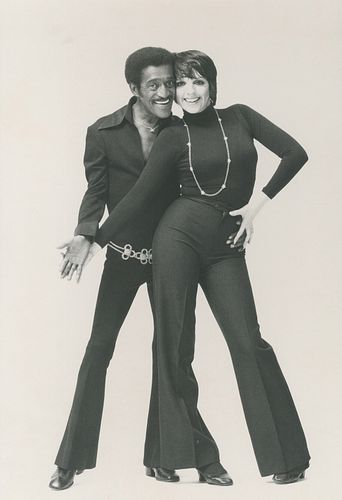 Liza Minnelli & Sammy Davis, Jr. at the Diplomat Hotel, Miami by Milton H. Greene (1976)