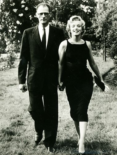 Marilyn Monroe & Arthur Miller by Bob Haswell (July 11th, 1956)