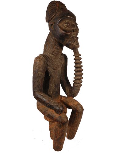 Seated Male  Figure, Bangwa People, Cameroon 