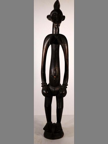 Rhythm Pounder in the Form of a Woman, Senufo, Ivory Coast