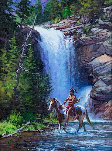 Crossing at Running Eagle by Martin Grelle