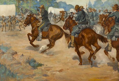 Cavalry Charge by John Marchand