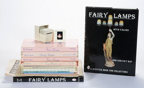 ASSORTED FAIRY LAMP REFERENCE BOOKS, LOT OF 13,