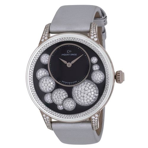 Jaquet Droz Petite Heure Minute Celeste 18k Gold Automatic Ladies Watch 7/8 J005024530 

