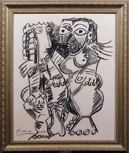 Style of Pablo Picasso: Two Nude Figures