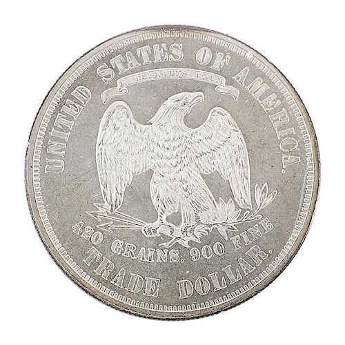 U.S. 1876 TRADE DOLLAR $1.00 COIN
