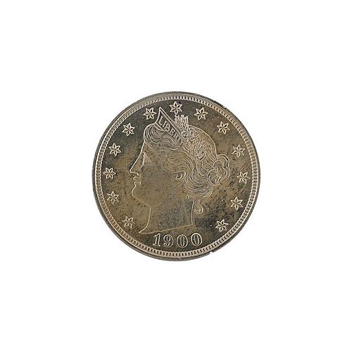 U.S. 1900 PROOF 5C COIN