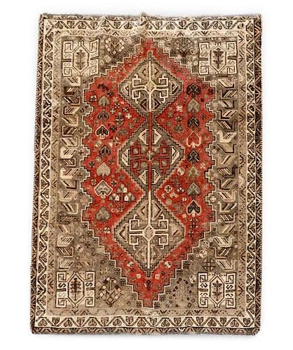 Hand Woven Shiraz Area Rug 5' 7" x 8' 10"