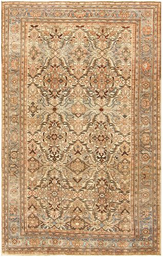 Antique Persian Malayer Rug 14 ft x 9 ft (4.27 m x 2.74 m)