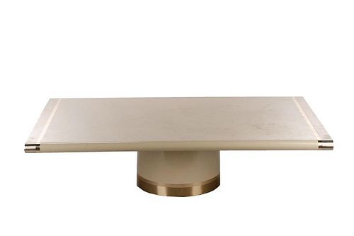Karl Springer Style Cocktail or Coffee Table