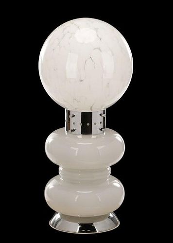 Vistosi Attributed MCM Murano Glass Totem Lamp