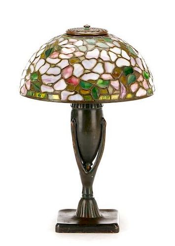 Favrile Glass Dogwood Table Lamp, Tiffany Studios