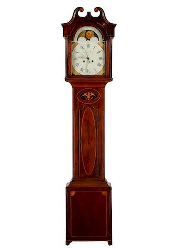 Jacob Eby Manheim Federal Case Clock, 19th C.