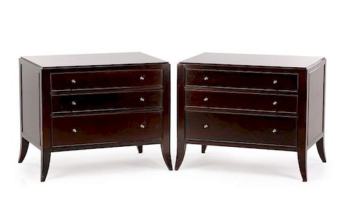 Pair of Barbara Barry for Baker Night Stands