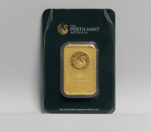Perth Mint 10 Troy Ounce Gold Bar.