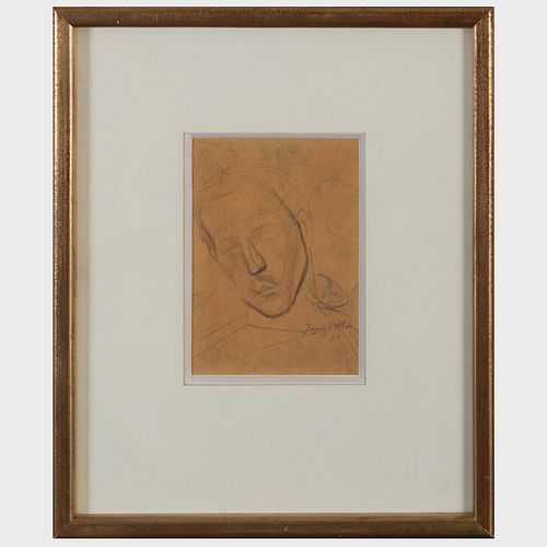 Jacques Villon (1875-1963): Portrait de Raymond Duchamp-Villon