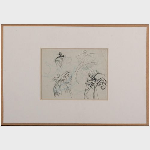 Raymond Duchamp-Villon (1876-1918): Etude de chevaux