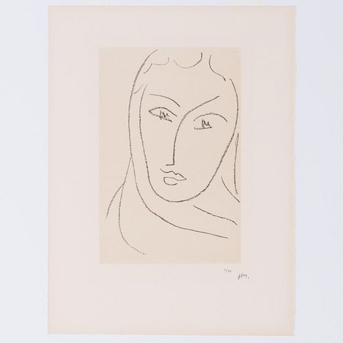 Henri Matisse (1869-1954): Jeune femme au foulard