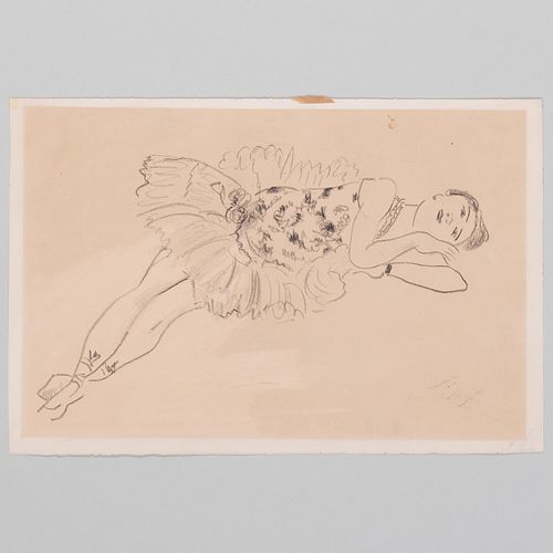 Henri Matisse (1869-1954): Danseuse Ã©tendue, from Dix Danseuses