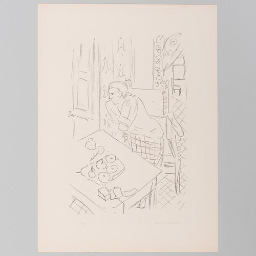 Henri Matisse (1869-1954): Figure dans un interieur