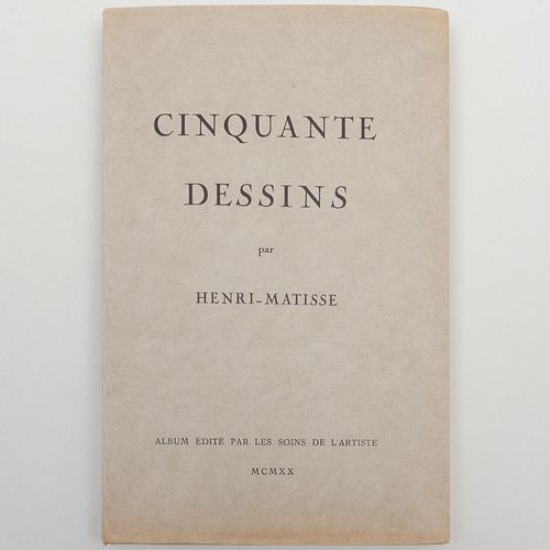 Henri Matisse (1869-1954): Cinquante dessins