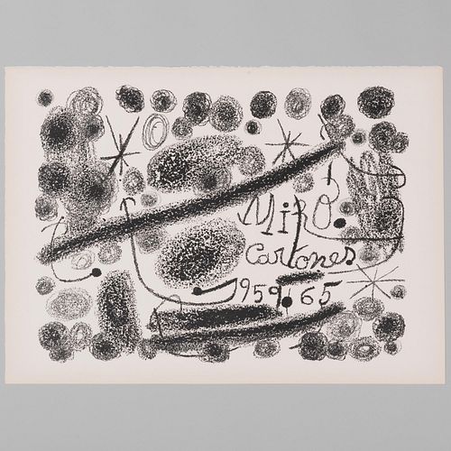 Joan MirÃ³ (1893-1983): Cover for Cartones