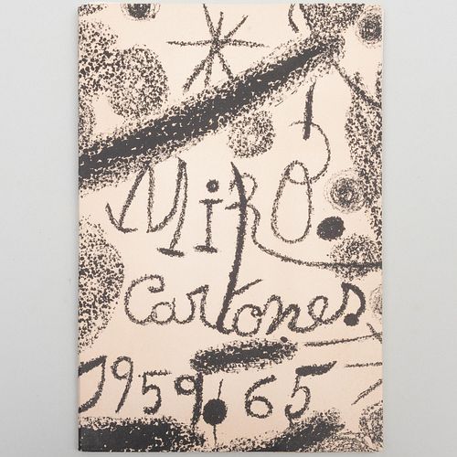 Joan MirÃ³ 'Cartones', Pierre Matisse Gallery, 1965