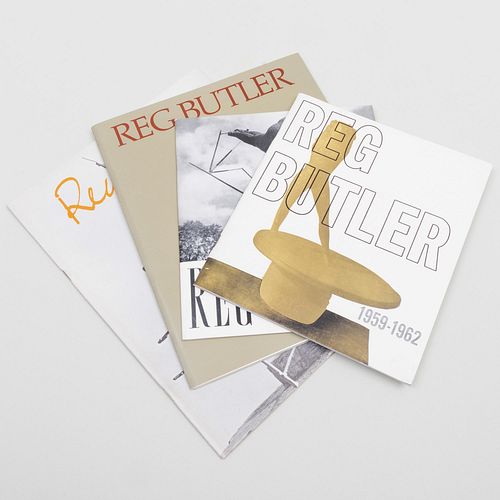 Group of Four Reg Butler Exhibition Catalogues