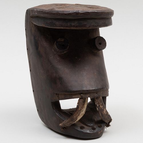 Guere/Wobe Carved Wooden Mask, Ivory Coast
