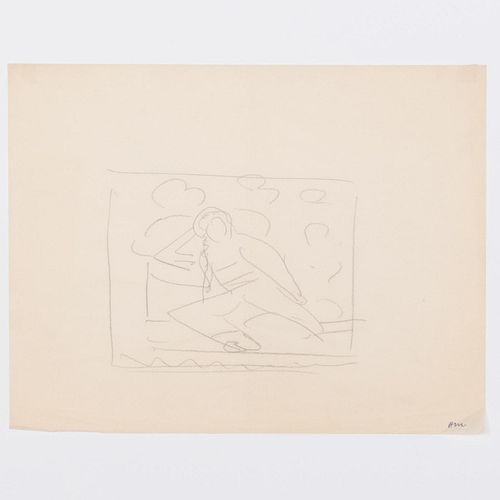Henri Matisse (1869-1954): Etude for Odalisque au fauteuil turc